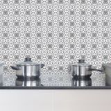 Ambiance Sticker Regina Azulejos Zelfklevende Tegelmuurstickers voor Keuken en Badkamer - 24 Stickers 15x15cm