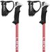 LEKI STELLA S Bjagge-115 Skistokken Dames Zwart Aluminium Clicksysteem