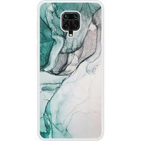 Redmi Bedrukt siliconen hoesje compatibel met Redmi Note 9 Pro Zoom sur Pierre Vert