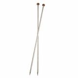KnitPro Nova Metal Single Ended breinaalden, zilver