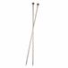KnitPro Nova Metal Single Ended breinaalden, zilver