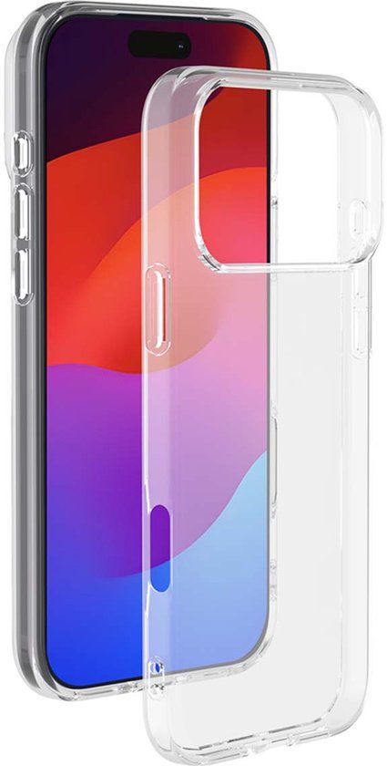 Bigben Connected, Hoesje geschikt voor iPhone 17 Pro - Flexibel TPU & Anti-Shock, Transparant