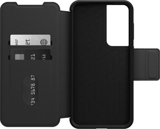OtterBox Strada Book Case - Leer - Zwart - Geschikt voor Samsung Galaxy S23 Plus