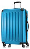 Hauptstadtkoffer ALEX - Uitbreidbare hardschalige koffer 75 cm (119 l) met TSA-slot, robuuste trolley-reiskoffer met 4 dubbele wielen, Cyaan blauw