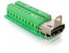 DeLOCK Adapter HDMI female - Terminal Block 20pin