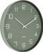 Karlsson Wandklok 'Lofty' - Groen - Metaal - 8714302655753