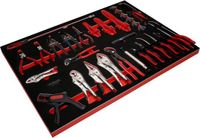 KS Tools Tangenset in schuimrubberen inlay 34-delig - 821.0034