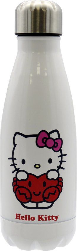 CyP Hello Kitty - Hello Kitty Cancer Roestvrijstalen Waterfles 550ml
