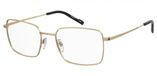 Pierre Cardin P.C. 6914 J5G Rechthoekig Metaal Bril Mannen Goud 59 mm