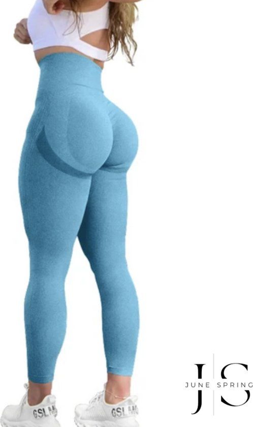 June Spring Sportlegging - Blauw - Maat S - Dames