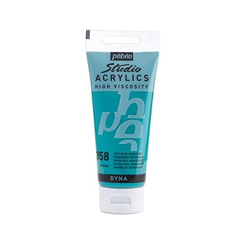 Pébéo Studio Acrylverf Tube, 100 ml, Groen Blauw Iriserend