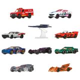 Hot Wheels Batman Speelgoedauto's, Set van 10 Metalen Voertuigen, Schaal 1:64