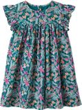 Vertbaudet Robe imprimée à manches courtes et volants