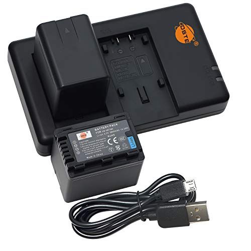 DSTE 2PCS VW-VBT380(3860mAh/3.7V) batterijlader compatibel met Panasonic HC-V210,HC-V520,VW-BC10E,HC-W580,HC-V750,HC-WX970,HC-V710,HC-V720 digitale camera camcorder