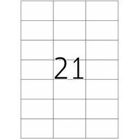 HERMA Premium - Papier - mat - permanent zelf-klevend - wit - 70 x 42.3 mm 525 etiket(ten) (25 vel(len) x 21 gelamineerde etiketten