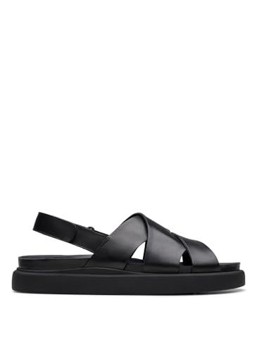 Clarks Aristella Sun Womens Black Leather, 3.5