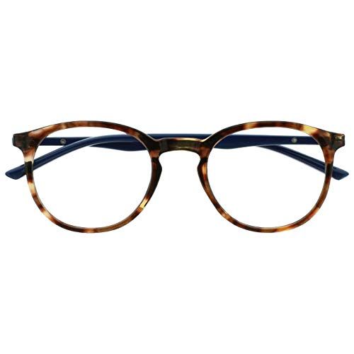 OPULIZE Met Blauw Licht Blokkeert Leesbril Computer Gamen Bruine Schildpad Mannen Vrouwen Scharnieren Met Veer B60-2 +3,50