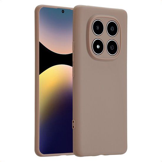 imoshion Hoesje - Geschikt voor Xiaomi Redmi Note 14 Pro 5G - Color Backcover - Bruin
