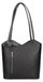 Sac à dos pour femmes, en cuir d'autruche, convertible, avec poignées, fabriqué en Italie, cadeau de luxe