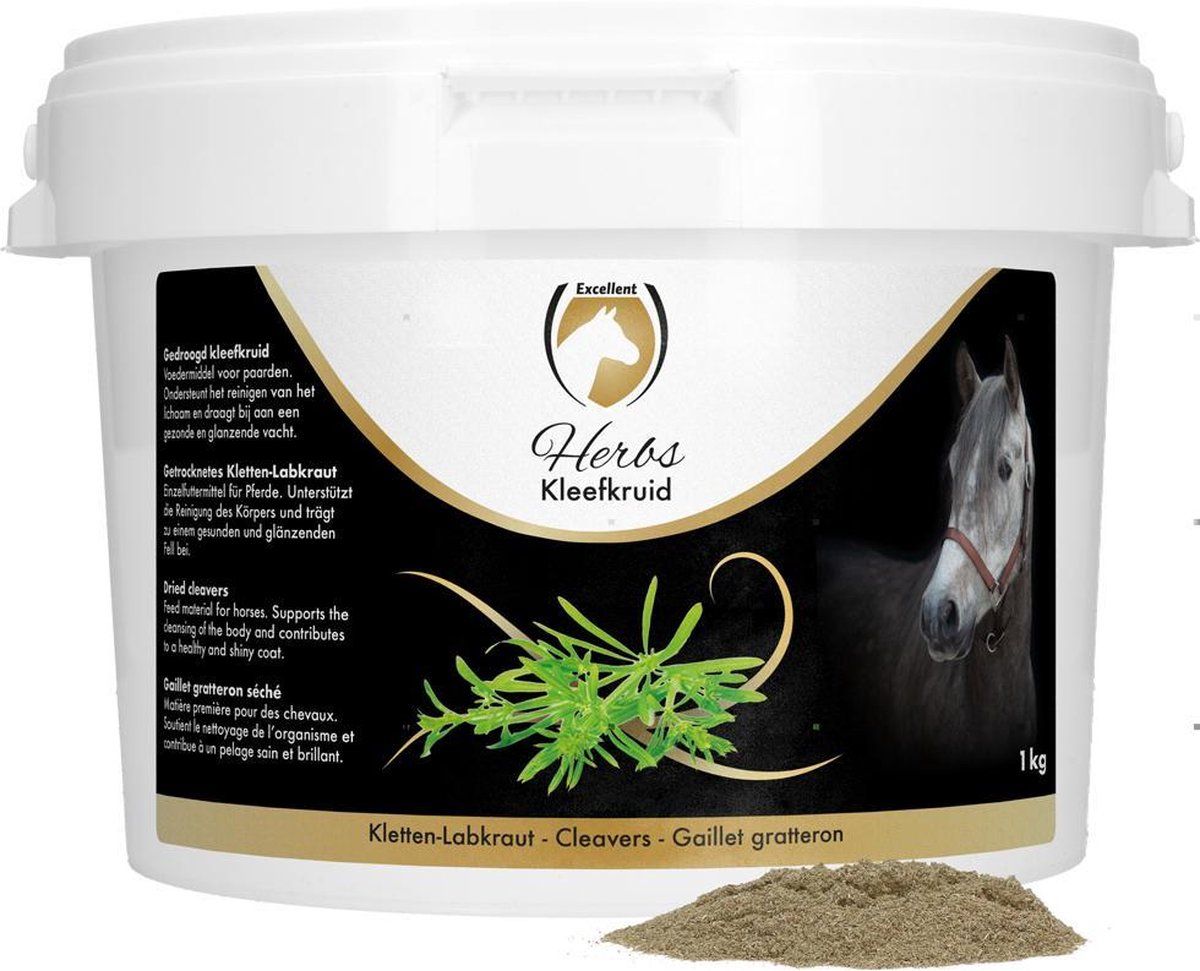 Excellent Herbs Kleefkruid - Antioxidanten - Reinigt lichaam - Paard - Smering - Soepele gewrichten