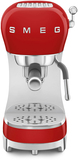 Smeg ECF02RDEU Espressomachine - Rood - Handmatig - 1.1L - 15 Bar