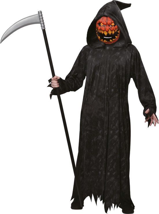 Amscan - Children's Costume Pumpkin Reaper Boy 11 - 12 Years - Halloween