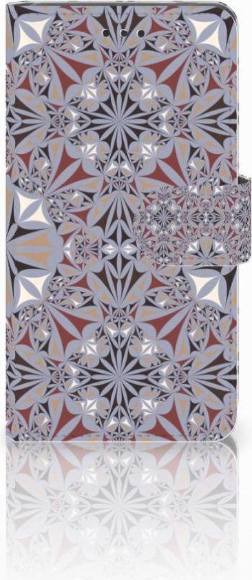 B2Ctelecom Nokia 7 Bookcase Hoesje Design Flower Tiles - B2Ctelecom