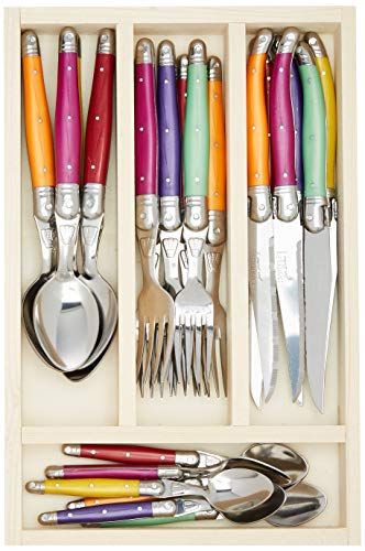 Laguiole Jean Dubost 07/13152 bestekset - 24-delig - diverse kleuren - model op voorraad