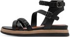 Tamaris - Femme - Sandale à plateforme - Noir - Taille 36