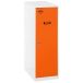 SimonRack Spind, métal, blanc/orange, 915 x 400 x 500 cm