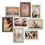 Henzo Groovy Fotolijst - Collagelijst voor 8 foto's - 10x15 cm - Multikleur