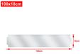 Bordure de pelouse Bordure flexible pour parterres de fleurs Acier galvanisé Renforcé 15 mètres 18 cm de haut Argenté