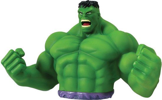 Monogram International Bust Bank Marvel Hulk Green 68078