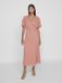 VILA Dames Wikkeljurk met Riem Elegant Maxi Lang Jurk VIRILLA Bruin Maat 34