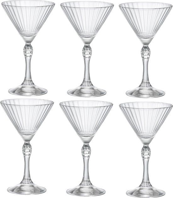 Bormioli Rocco Martiniglazen America 20's - 160 ml - Set van 6