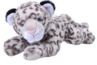 Wild Republic Peluche léopard des neiges/panthère - Eco-kins - 30 cm