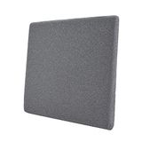 Amazon Basics Zitkussen, traagschuim, 37,6 x 38 x 3 cm, vierkant, grijs