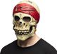 Boland Latex masker Piraat Crinson - Volwassenen - Piraat - Schedel - Halloween - Carnaval - Themafeest