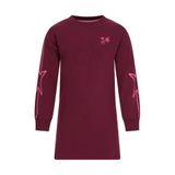 TYGO & vito midi sweatjurk met sterren - donkerrood