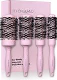 Lily England Brosse ronde pour femmes, rose