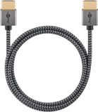 Goobay 75753 câble HDMI 2 m HDMI Type A (Standard) Gris
