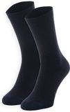 NOMAD® Daily Premium Merino Wol Sokken Maat 43-46 | Donkerblauw | 1-Pack | 50% Merinowol | Dames & Heren Sokken | Naadloos | Anti-Geur | Dagelijks gebruik