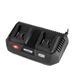 CARGADOR VATTON CARGADOR DOBLE RAPIDO 20 V. 3 Ah.