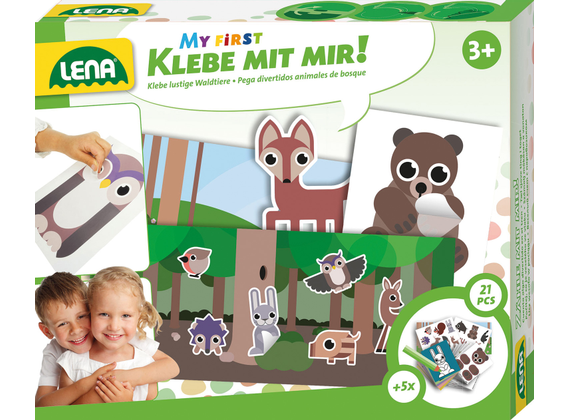 Lena Let´s glue together Forest animals