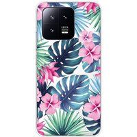 1001 coques Xiaomi Bedrukt siliconen hoesje compatibel met Xiaomi 13 Tropical aquarelle