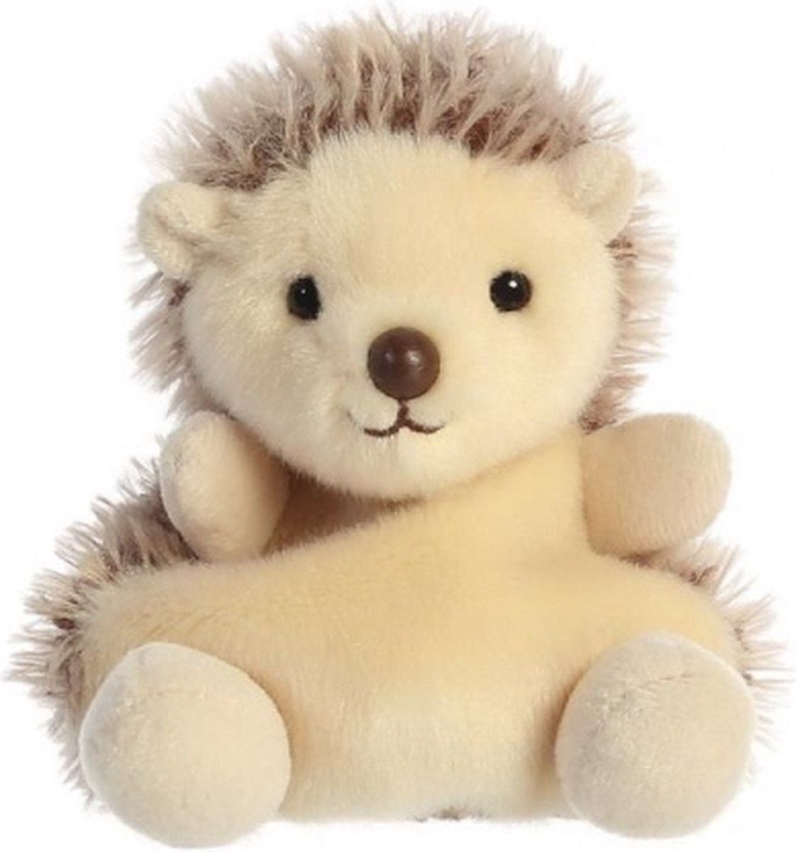Aurora Palm Pals Hedgie Igel - 13cm - Pluche dier - Bruin