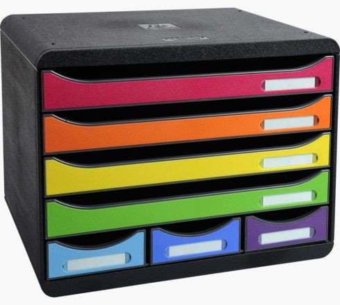 Exacompta Iderama Store-Box Mini - Black - 27x35.5x27.1 cm