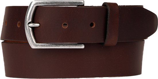 Petrol Industries Riem Heren - Broekriem - Leer - Bruin - 105 cm