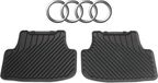Audi A3 Rubberen Vloermatten - Achter - All-Weather - Zwart
