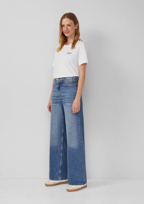 s.Oliver Jeans-Hose SURI Bootcut Fit W42 X L32 Blauw